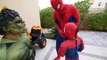 RECKLESS JOKER Crushes SpiderBaby Ball Under Car! w/ Spiderman Hulk & Power Wheels Cars in