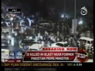 Attentato al ritorno di Benazir Bhutto in Pakistan