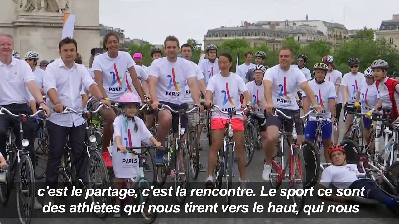 JO-2024: un vélodrome éphémère sur la place de l'Etoile à Paris