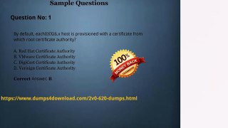 VMware Certification 2V0-620 Dumps Free Download | Easy Steps