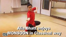 Graceful Alia Bhatt enjoys MONSOON in Classical way
