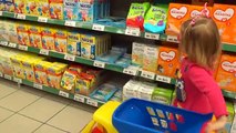 Детка ребенок Плохо ванная дела ДЛЯ ФУРШЕТА кукла беби бон и настя как мама в супермаркете за покупками видео детей