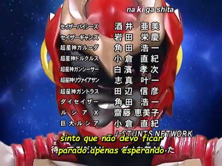 Gransazer Ep 22 - Olhe! Fusão Super Feras Estelares
