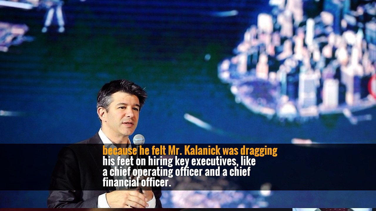 Inside Travis Kalanick’s Resignation as Uber’s C.E.O.