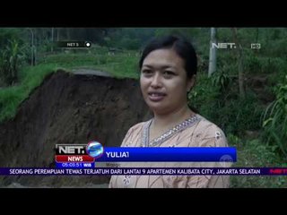 Jalan di Kota Batu, Jawa Timur Longsor Sepanjang 15 Meter - NET 5