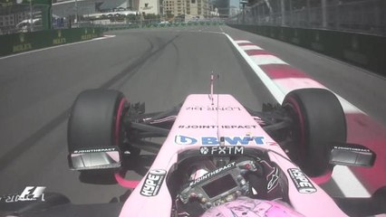 GP Bakou 2017 - On Board avec Esteban Ocon