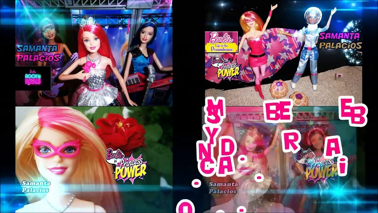 Súper allí pasado barbie princesa diamante azul 8 el beso