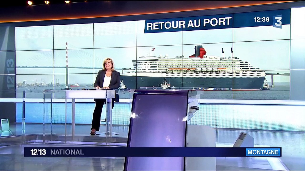 Saint-Nazaire : retour au port pour le Queen Mary 2