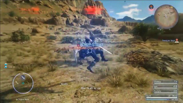 Final Fantasy XV Xbox One X : extrait de l'Active Time Report du 23 juin 2017