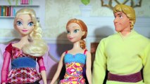 PRANK FROZEN ELSA Babysitting Play Doh Cake Barbie Disney Frozen Anna Kristoff AllToyColle