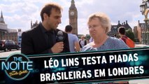 Léo Lins testa piadas brasileiras em Londres