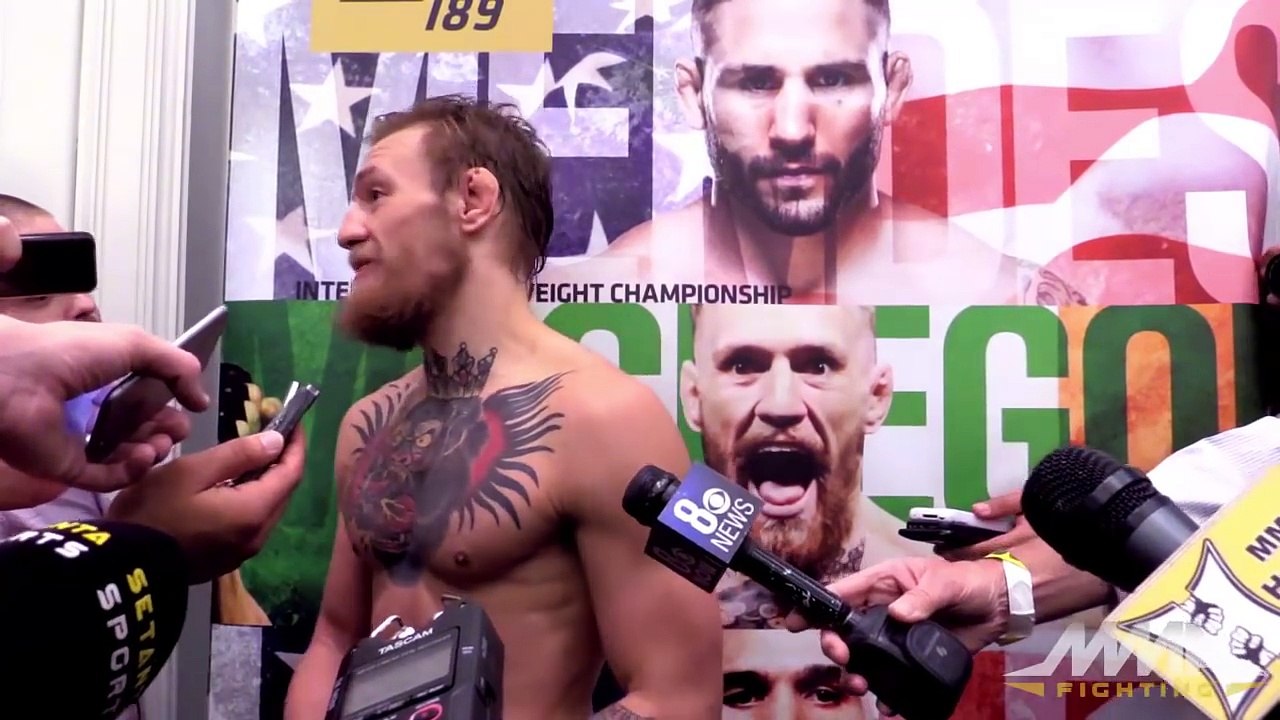 UFC 189- Conor McGregor Says Jose Aldo's 'Time Will Come'