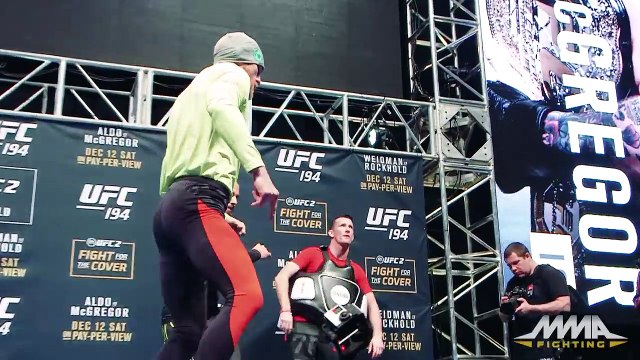 UFC 194- Conor McGregor Media Workout (Complete)