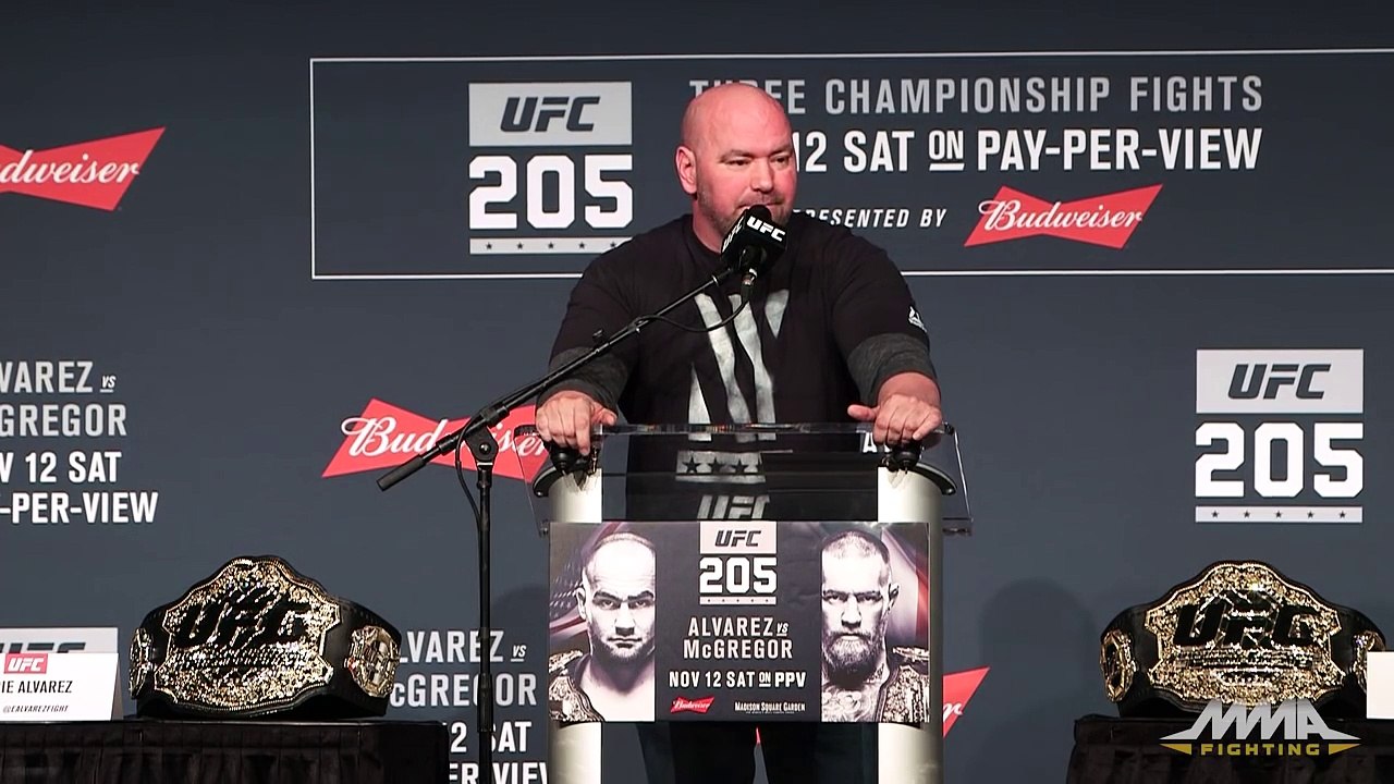 UFC 205 press conference video