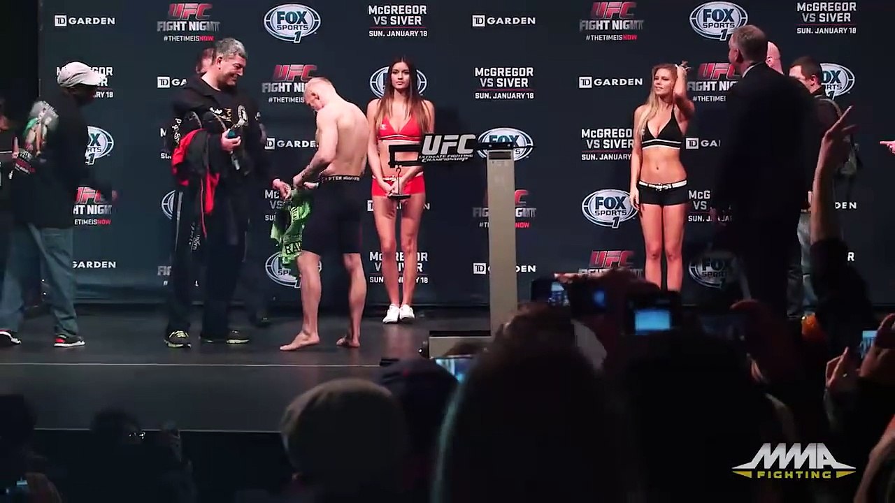 UFC Fight Night 59 Weigh-Ins- Conor McGregor vs. Dennis Siver