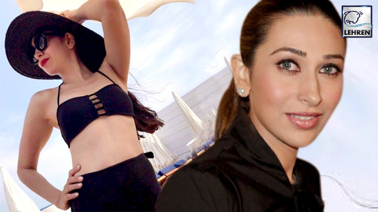 Karisma Kapoor Looks STUNNING In Black Bikini