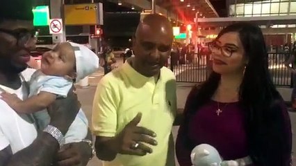 llegada de crazy y sandra berrocal a USA.