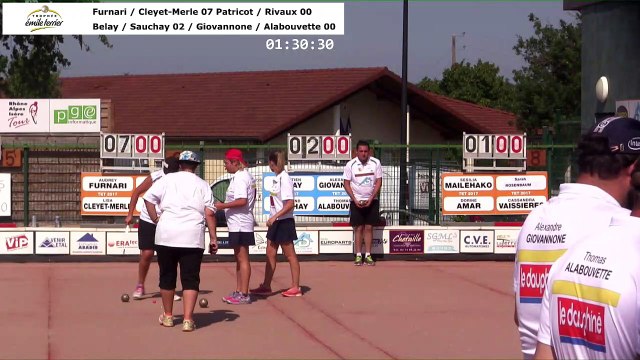Barrages, 12ème Trophée Emile Terrier, Sport Boules, Satolas et Bonce 2017