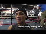 oscar valdez on marquez vs alvarado and getting a tiger EsNews Boxing