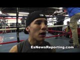 oscar valdez got into it with his dad over mayweather vs maidana fight EsNews