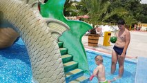 Canal Dragón para de gigante Niños parque serpiente juguetes vídeo agua agua agua con