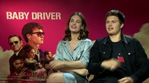 Baby Driver: Ansel Elgort crushes on Lily James