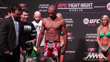 UFC Fight Night 46 Weigh-Ins- Conor McGregor vs. Diego Brandao