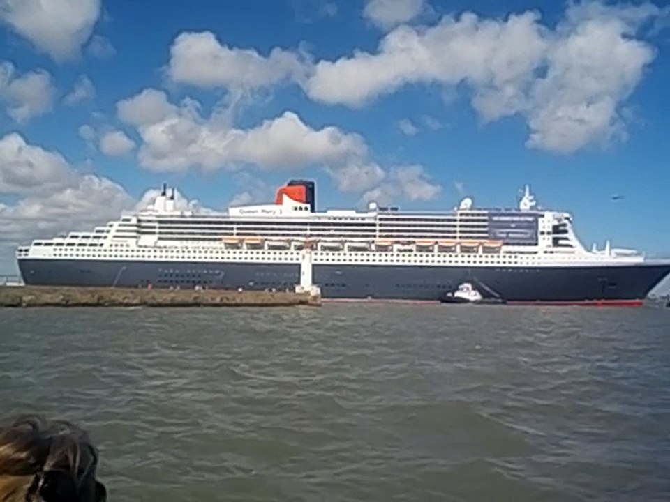 arrivée du Queen Mary 2 à Saint-Nazaire partie 3