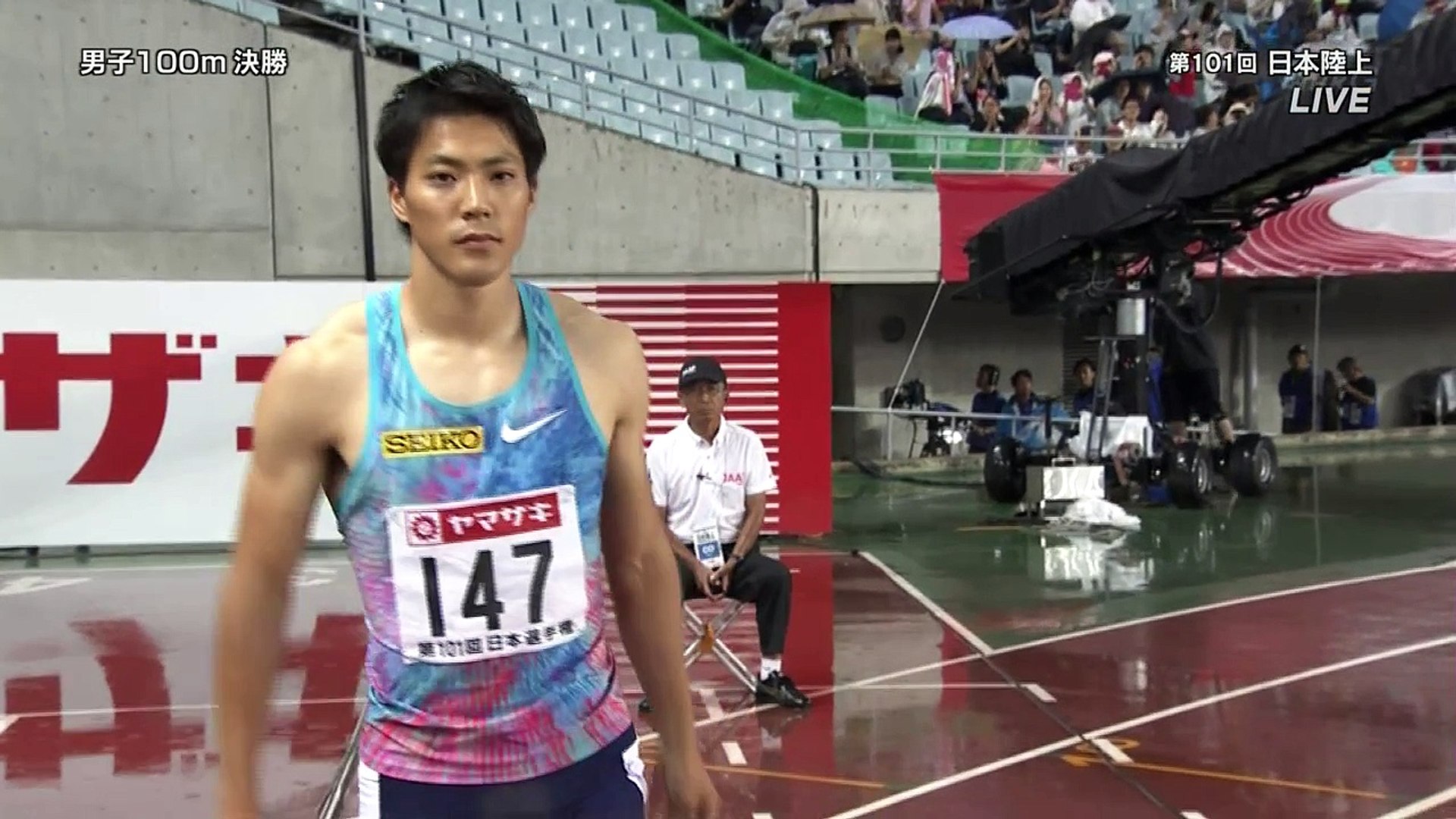 サニブラウン快勝 男子100m決勝 日本陸上選手権 17 動画 Dailymotion