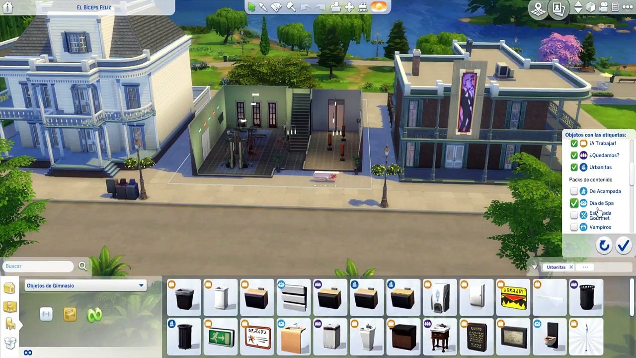 LOS SIMS 4 l EL BICEPS FELIZ l RENOVACION l FITNESS PACK DE ACCESORIOS