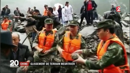 Chine : glissement de terrain meurtrier