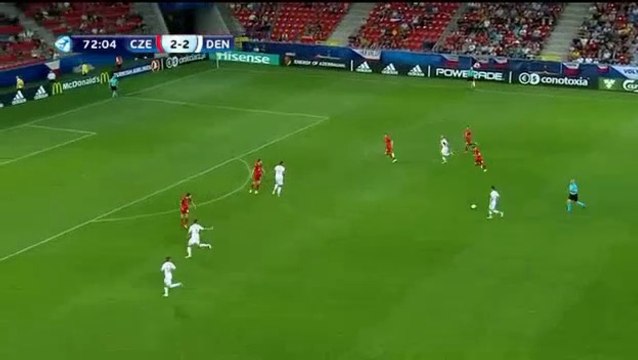 2-3 Tomáš Chorý Goal HD - - Czech Republic U21 vs Denmark U21 24.06.2017 - Euro U21 HD