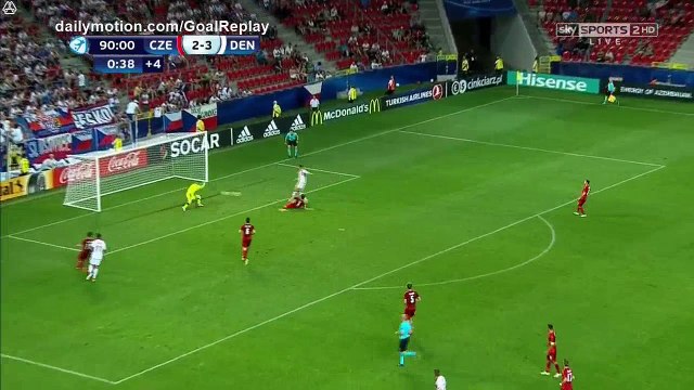 Marcus Ingvartsen Goal HD - Czech Republic U21 2 - 4 Denmark U21 - 24.06.2017 (Full Replay)