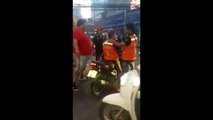 Chubby Tourist Tries To Ride Pillion With Hilarious Results