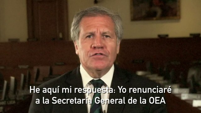 Almagro renunciaría a OEA a cambio de libertad de Venezuela