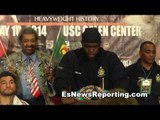 bermane stiverne after arreola fight press conference EsNews Boxing