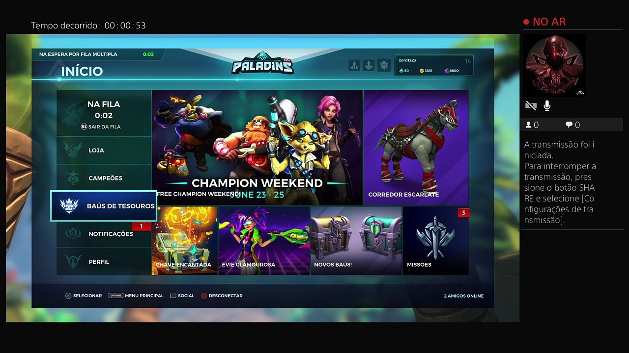 Jogando e zuando paladins (2)
