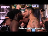 chris arreola vs bermane stiverne full weigh in and faceoff - EsNews Boxing