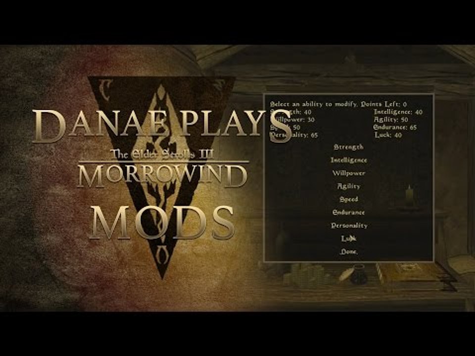 Danae plays Morrowind: Chargen Revamped: Expanded Lands  [MW mods ep. 12]