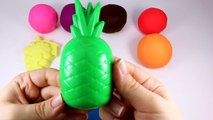 Et des balles les couleurs Créatif pour amusement amusement enfants Apprendre moules jouer fraise Doh fruits eggvideos.co