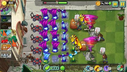 2. день современное паслен растения против зомби 4,5,6