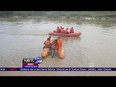 Ibu dan Anak Hilang Tenggelam di Sungai Pemali Brebes - NET5