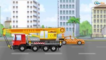 Tractores y Camiones - Pequeño Carros de Construcción - Dibujos Animados