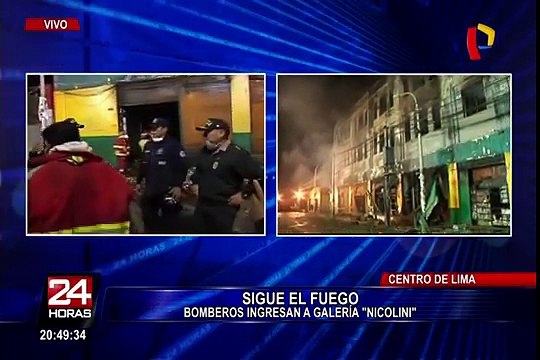 Incendio en Las Malvinas: bomberos continúan trabajando para sofocar el fuego