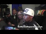 P4P King Floyd Mayweather Seconds After The Maidana Fight - esnews boxing