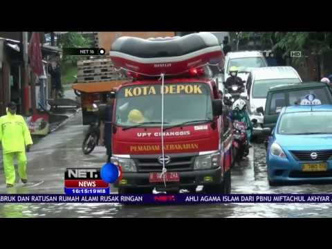 Luapan Kali Angke Meningkat, Petugas Kerahkan Perahu Karet untuk Evakuasi - NET16