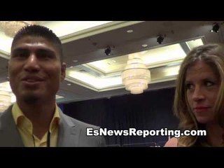 MIKEY GARCIA and Carolina duer on mayweather vs maidana EsNews Boxing