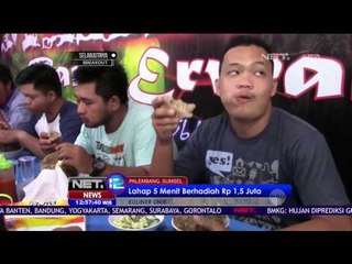 Lomba Makan Bakso Monster Gratis - NET12