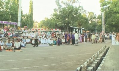 Shalat Ied di Pemalang Dimeriahkan Pembagian Hadiah
