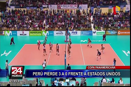 Perú cayó 3-0 ante Estados Unidos por la XVI Copa Panamericana